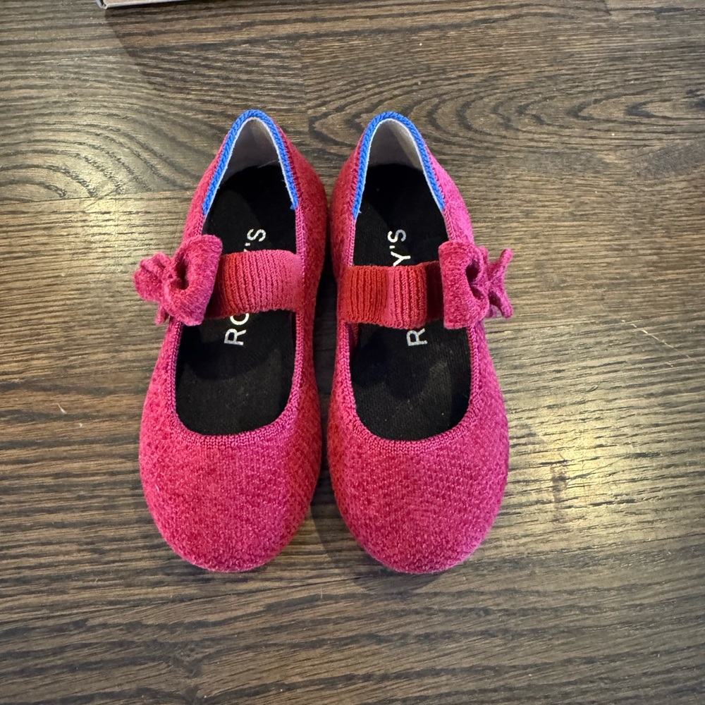 Rothy’s Girls Mary Jane Flats | Size 8 Toddler | Crimson Red | NWT/Never Worn